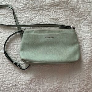 Calvin Klein Mint Green Crossbody Purse